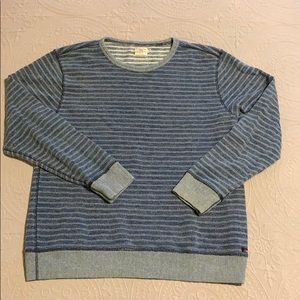 Faherty Mens sweatshirt XL indigo